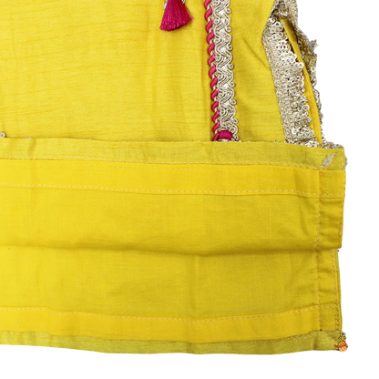 Delicate Grace: Kurti with Lace Detailing, Pant & Dupatta