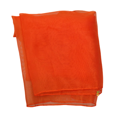 Sunset Charm: Orange Strappy Kurti with Palazzo & Dupatta